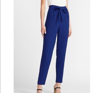✨HP✨Express Deep Blue Highwaisted tie pants